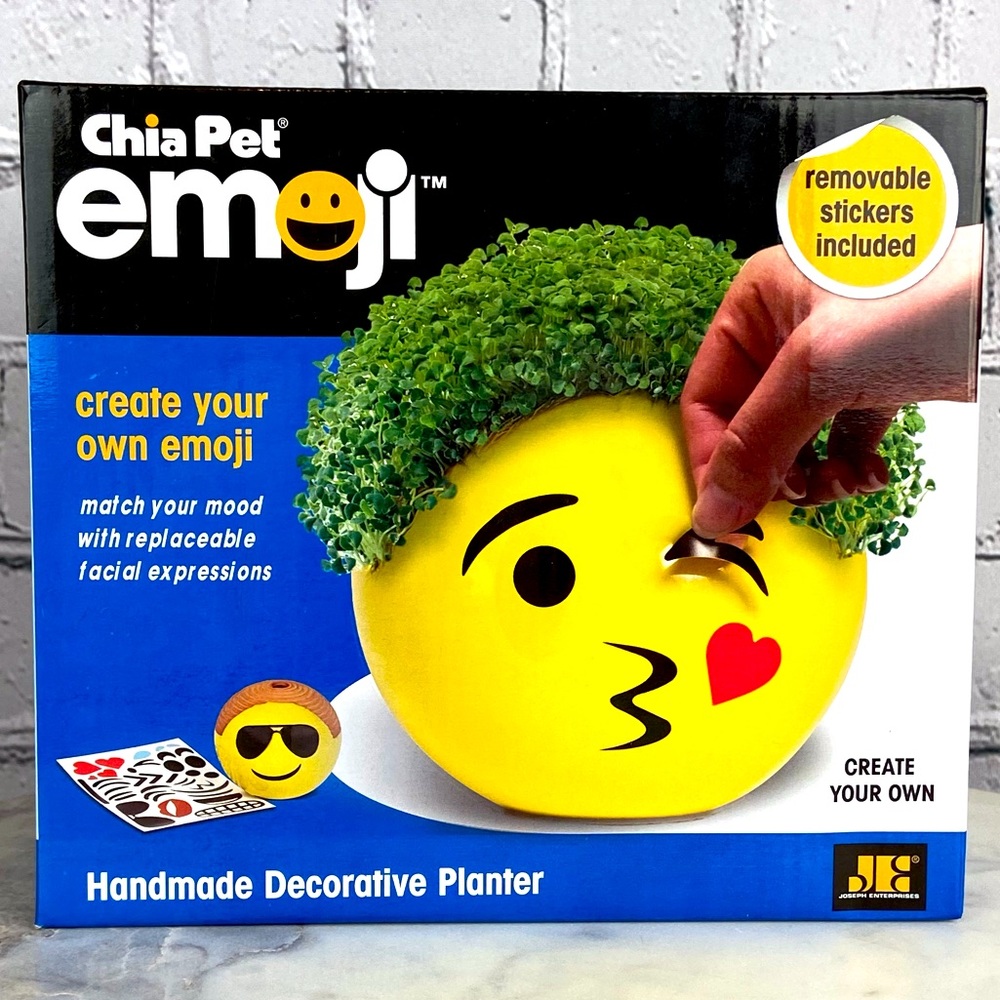 Chia Pet Emoji Planter